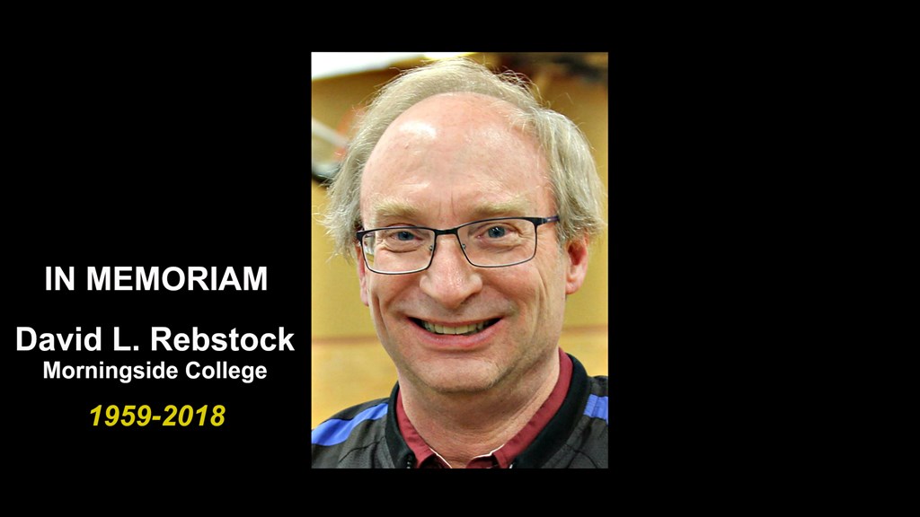Morningside College Sports Information Director David Rebstock, 59, Passes Away